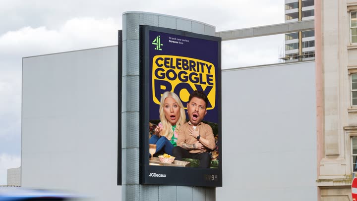 Celebrity Gogglebox billboard